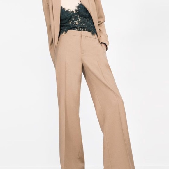 wide leg trousers zara